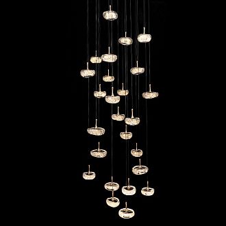 Светильник 80*300 см, *LED*175W, 3000-6000K, Modestyle  MS.6566.25, Чёрный, Золото
