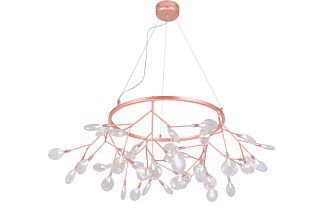 Светильник подвесной 105 см, Crystal Lux EVITA SP45 D COPPER/TRANSPARENT Медь