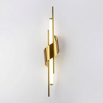 Бра 10*10*60 см, LED*6W, 4000K, Modelux  ML.729.590 BS, Латунь