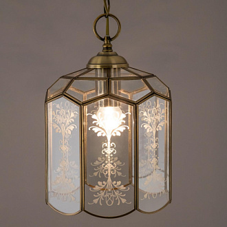 Светильник подвесной Citilux Витра CL442210, диаметр 27 см, бронза