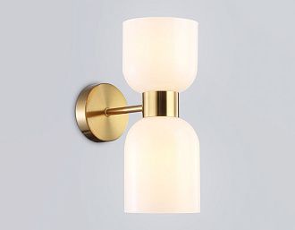Бра 21,5*12*30- см, 2*E14*40W, K, Ambrella Light High Light LH56097, латунь