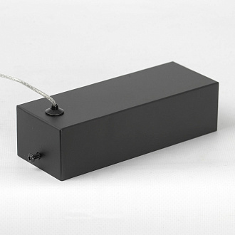 Линейно-подвесной светильник 120*6*30/200 см, 1*LED*28W 4000K Lussole Desoto LSP-7222 черный/бронзовый