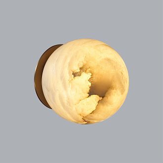 Бра 9,7*10 см, 1 LED*8W, 3000 К, Odeon Light Marbella, латунь 6684/5CL