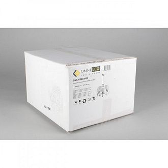 Подвесная люстра 60*90 см, 5*E14, 40W, Omnilux Omnilux 638 OML-63803-05, хром