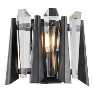 Бра настенное *23*20-20 см, 2*E14*40W, Lussole Nueces LSP-6056, черный