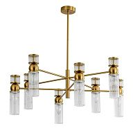Люстра *74*72,5-72,5 см, 8*E14*40W, Lumion Denver LUM8276/8, латунь