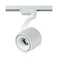 Трековый светильник, 10 см, 12W, 3000К, белый, Crystal lux CLT 0.31 004 WH