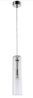 Светильник подвесной 8 см, Crystal Lux BELEZA SP1 F CHROME хром