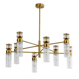 Люстра *74*72,5-72,5 см, 8*E14*40W, Lumion Denver LUM8276/8, латунь