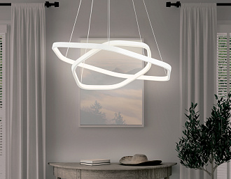Светильник подвесной 40*120 см, LED 48W, 4200К, белый Ambrella Comfort Line FL360