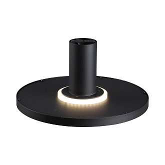 Настенно-потолочный светильник 51*16 см, LED 1*45W, 3000 К, Odeon Light Stoflake 5078/45L, матовый черный/серо-бежевый