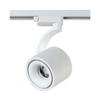Трековый светильник, 10 см, 12W, 3000К, белый, Crystal lux CLT 0.31 004 WH