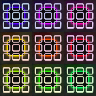 Светильник 86 см, 160W с Алисой Citilux Паркер Смарт CL225A295E, 3000-5500K, коричневый