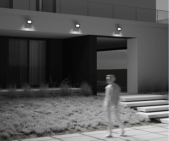 Прожектор 20 см, 50W, 6500K, Maytoni Flood FL001-L50B6KSR, черный