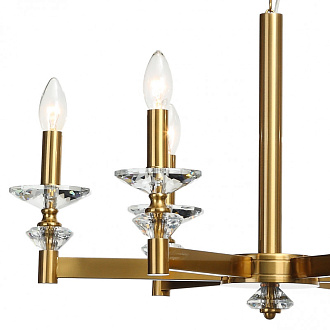 Подвесная люстра Stilfort Albert 1048/03/06P, диаметр 65 см, золото