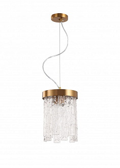 Светильник подвесной 20*20*31/70 см, 2*E14 40W Бронза Stilfort Frostyle 2155/05/02P