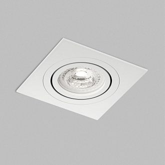 Встраиваемый светильник 9,3*9,3*2,4 см, 1*GU5.3*15W, Denkirs Prime DK-DH2021-WH, белый