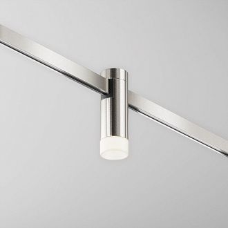 Трековый светильник  TR145-1-3W4K-W-PT **-9 см, *LED*3W, 4000K, Maytoni technical FLARITY TR145-1-3W4K-W-PT, Платина