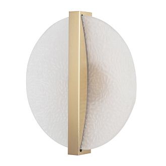 Бра 32 см, 5W, 3000K, Crystal Lux AGOSTO AP5W LED BRASS, латунь
