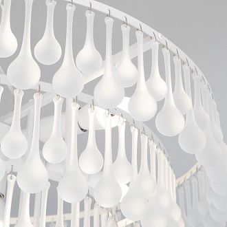 Подвесной светильник 60*60*33-76 см, 8*E14*60W, Bogate's Gutta 476/8, белый, a068863