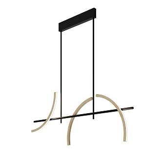 Подвесной светильник 120*14,5*72,9-162,9 см, *LED*32W, K, Maytoni Wabi MOD428PL-L20BK, Черный