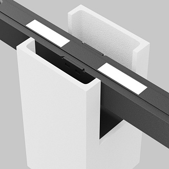 Светильник на шине 19,3*5,3*10,4 см, LED, 7W, 3000К, Maytoni Technical ALFA TR121-2-7W3K-W белый