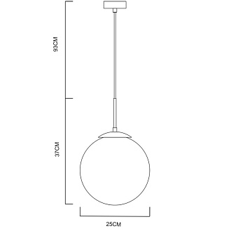 Светильник 25 см A1561SP-1CC Arte Lamp  хром