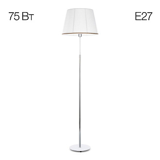 Торшер 42*162 см E27*75 W, Citilux Линц Хром+Белый CL402970