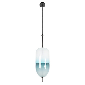 Подвесной светильник 20 см, 1*LED*16W 3000K черный Loft It Venice 10223/B Blue