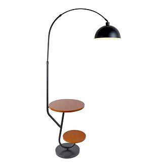 Торшер 175 см, Lussole Franklin LSP-5030, черный-дерево