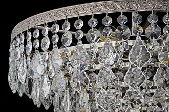 Люстра потолочная *46*25 см, 6*E27*60W, Arti Lampadari Castellana Nickel Castellana E 1.3.46.602 N, Матовый никель