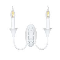 Бра 24*19*32 см, 2*E14, 40W, Arte Lamp Collinetta A4094AP-2WH, Белый