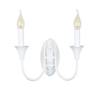 Бра 24*19*32 см, 2*E14, 40W, Arte Lamp Collinetta A4094AP-2WH, Белый