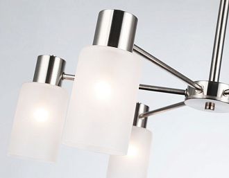 Подвесной светильник 62*62*38,5- см, 6*E14*40W, K, Ambrella Light Traditional TR9572, сатин