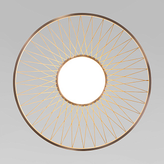 Светильник 60*60*33 см, LED*40W, 3000K, Eurosvet Cesta 40019/1 LED, коричневый, a069291