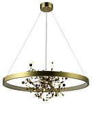 Светильник 80 см, 4*G9+18W, 3000K, 15 м2 Crystal L ux GARDEN SPLED+4 D800 GOLD Золото