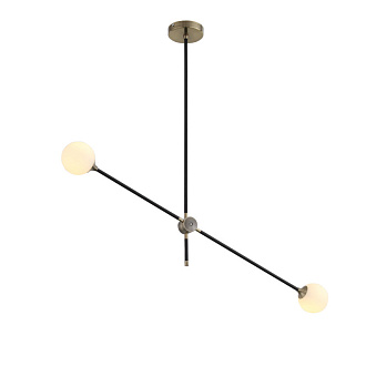 Светильник подвесной 10*80 см, ST LUCE BASTONCINO SL429.403.02 Черный, Золото