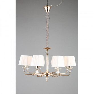 Подвесная люстра 80*70-140 см, 8*E14, 40W, Aployt Silvian APL.719.03.08, золотой