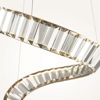 Подвесной светильник 45*45*374 см, LED, 48W, 3000К, Maytoni Krone P097PL-L48BS3K латунный