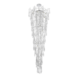 Светильник подвесной 90*230/380 см, 25*G9*5W 4000K ST LUCE Teardrops SL1660.103.25 хром