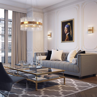 Люстра Odeon Light Focco 4722/12, диаметр 50 см, бронза