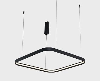 Подвесная люстра 80 см, 42W, 3000K, Italline IT013-6024 black 3000K, черный