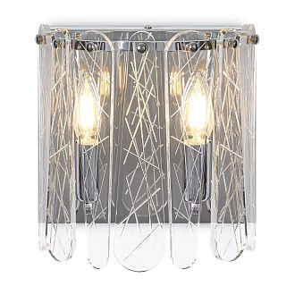 Бра 13,3*21,5-23 см, 2*E14*60W Freya Surface FR2048WL-02CH, Хром