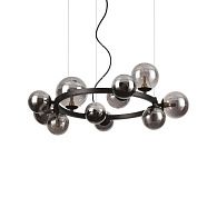 Люстра подвесная ideal lux Perlage SP11 макс.11x15Вт G9 Дымчатый 271392.  см