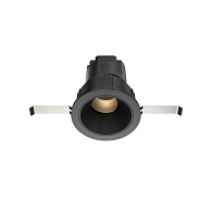 Встраиваемый светильник 6,2*7 см, LED*7W, 3000 К, Wise DL057-7W3K-B Maytoni Downlight, Черный, вр 5,8 см