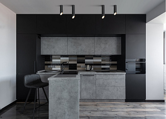 Потолочный светильник Maytoni Lipari C025CL-01B черный, диаметр 6.7 см
