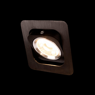 Встраиваемый светильник 10*10*7 см, 1*LED*12W 4000K LOFT IT Screen 10328/A Black черный, вр 7*8,5 см