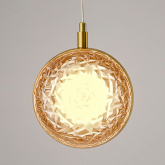 Подвесной светильник 14*13*318 см, LED, 3000К, Maytoni Mind MOD299PL-L10BS3K латунный
