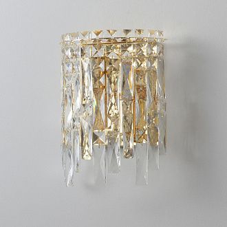 Бра 22**29- см, 2*E14*40W, Crystal Lux Abril ABRIL AP2 GOLD, Золото