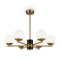 Светильник 67 см, Freya Marble FR5230PL-06BS, латунь